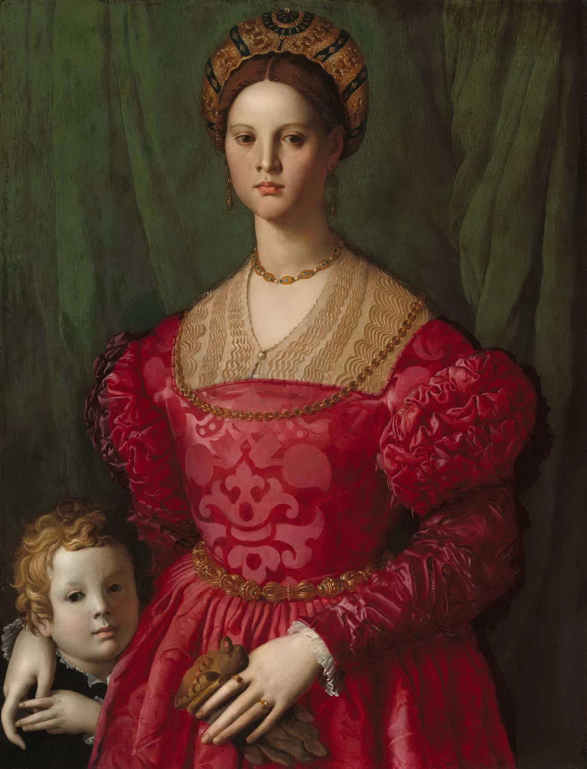  96-Ritratto di donna col figlio-National Gallery of Art, Washington